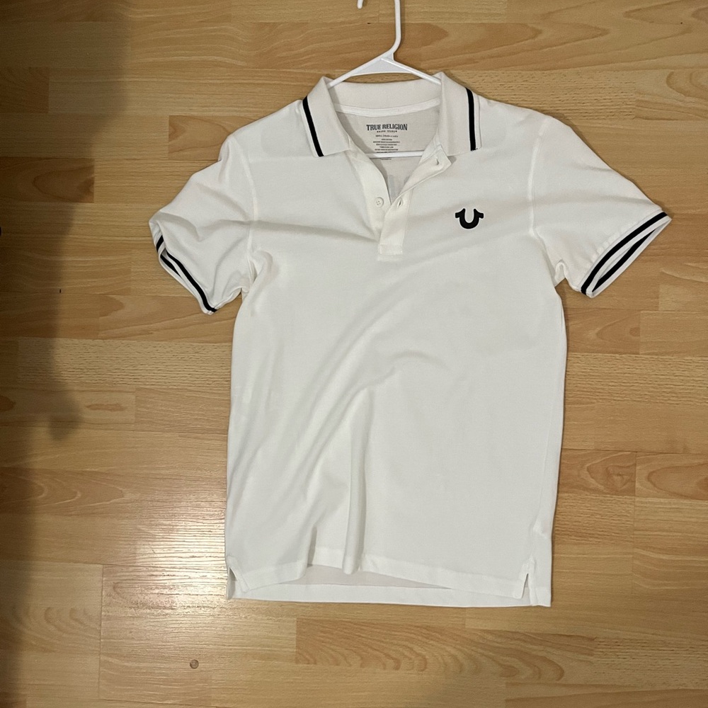 True Religion Classic White Polo Shirt